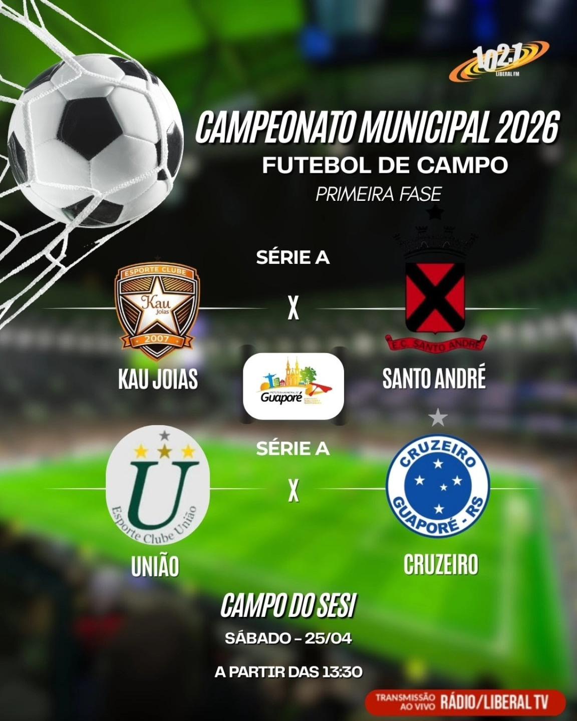 Campeonato Municipal 2026 | Futebol de Campo